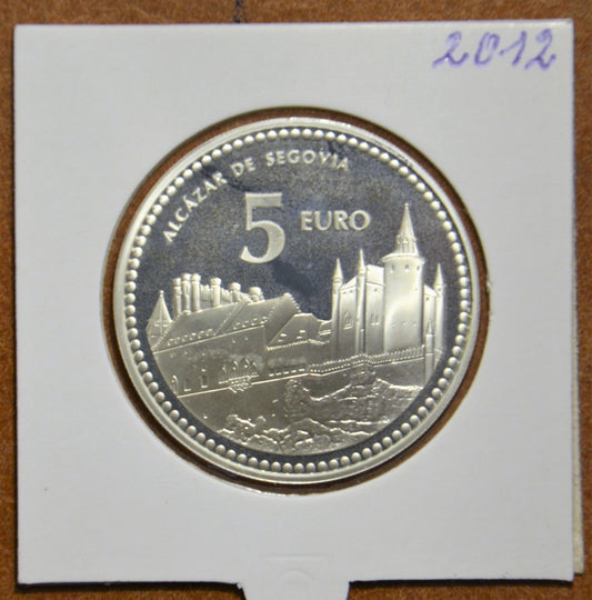 5 Euro Španielsko 2012 Segovia (Proof)