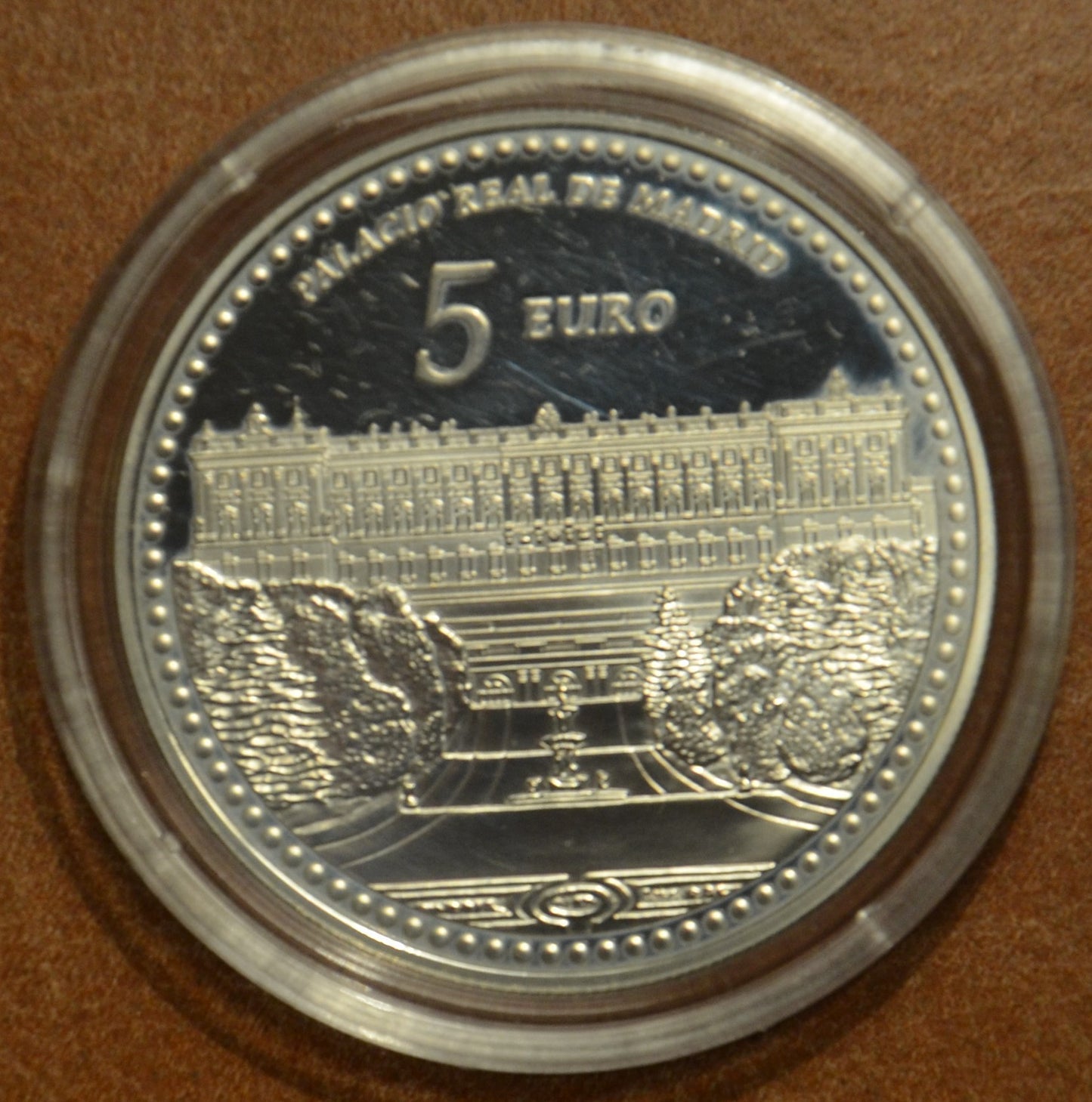 5 Euro Španielsko 2014 Royal Palace of Madrid (Proof)