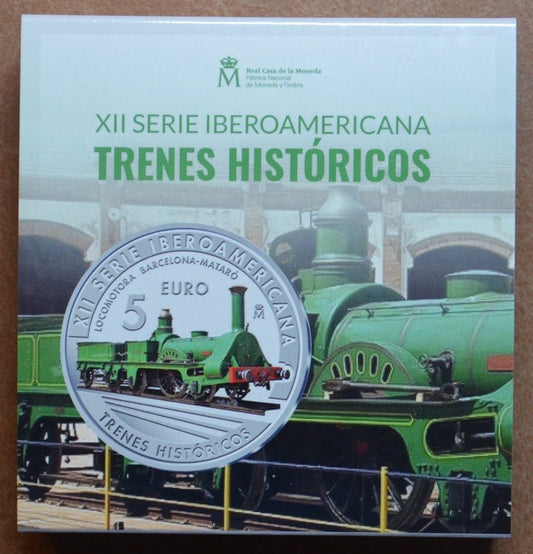 5 Euro Španielsko 2020 - Historické vlaky (Proof)
