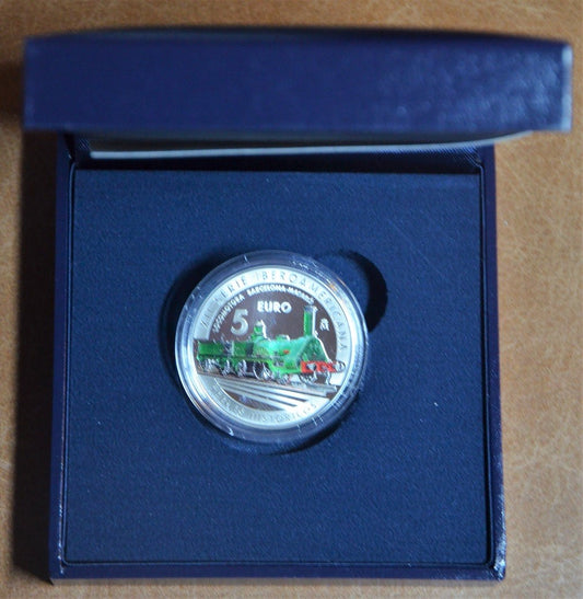 5 Euro Španielsko 2020 - Historické vlaky (Proof)