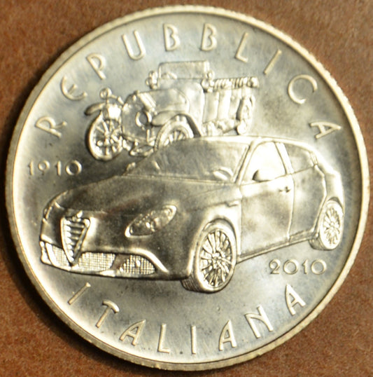5 Euro Taliansko 2010 - 100 rokov Alfa Romeo (BU)