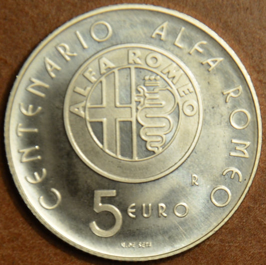 5 Euro Taliansko 2010 - 100 rokov Alfa Romeo (BU)