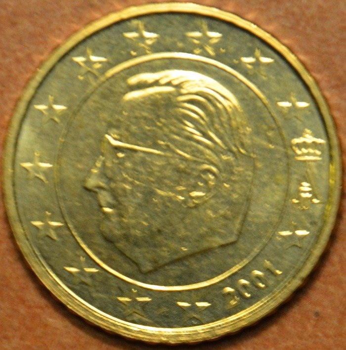 50 cent Belgicko 2001 (UNC)