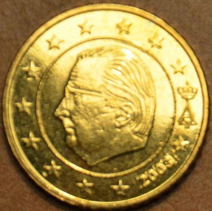 50 cent Belgicko 2003 (UNC)