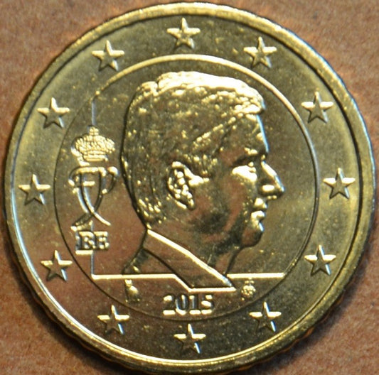 50 cent Belgicko 2015 - Kráľ Filip (UNC)