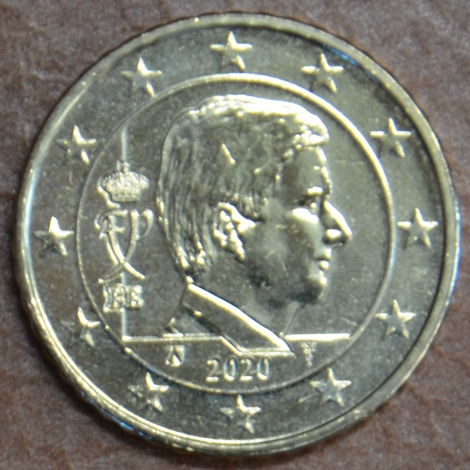 50 cent Belgicko 2020 - Kráľ Filip (UNC)