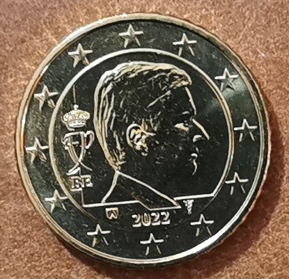 50 cent Belgicko 2022 - Kráľ Filip (UNC)