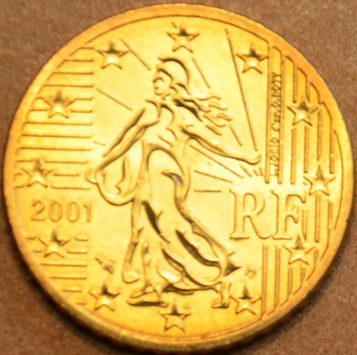 50 cent Francúzsko 2001 (UNC)