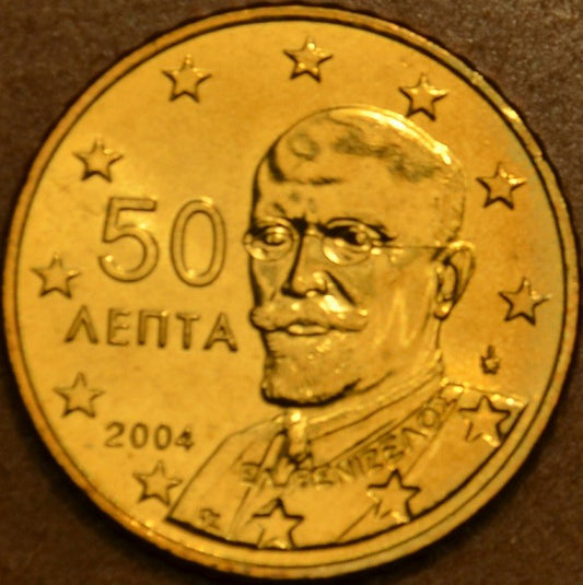 50 cent Grécko 2004 (UNC)