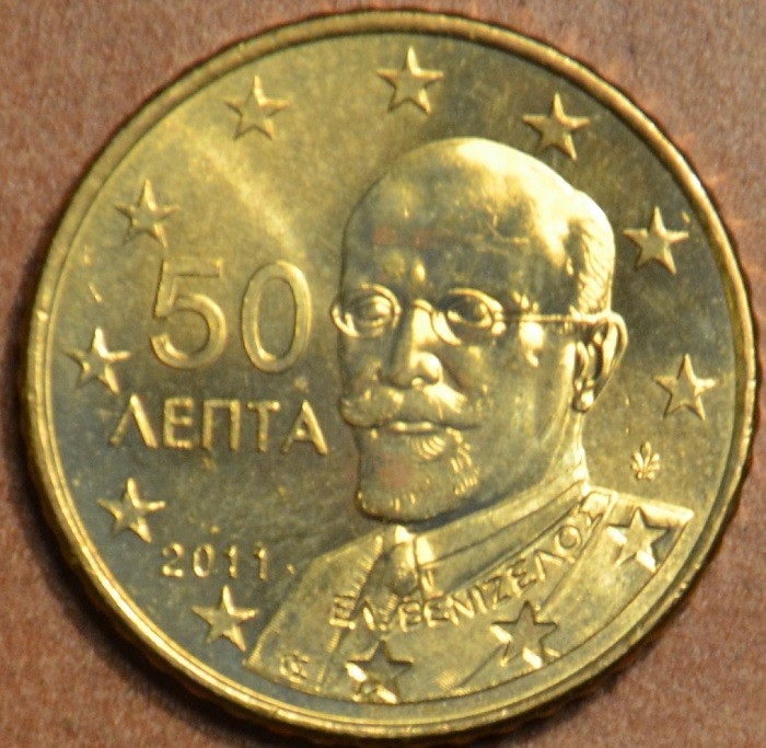 50 cent Grécko 2011 (UNC)