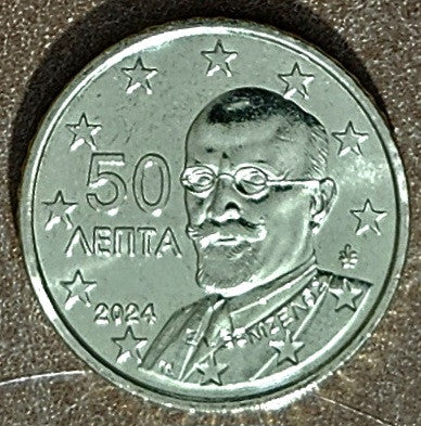 50 cent Grécko 2024 (UNC)