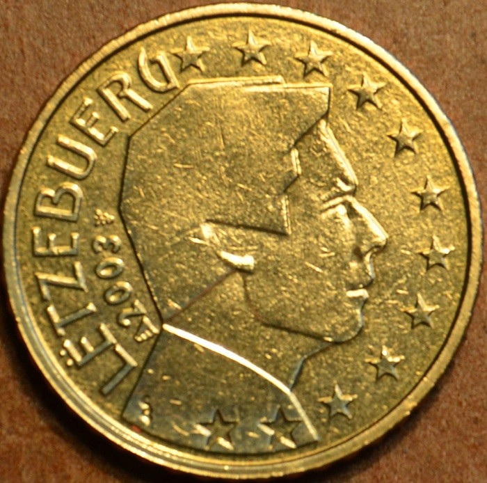 50 cent Luxembursko 2003 (UNC)