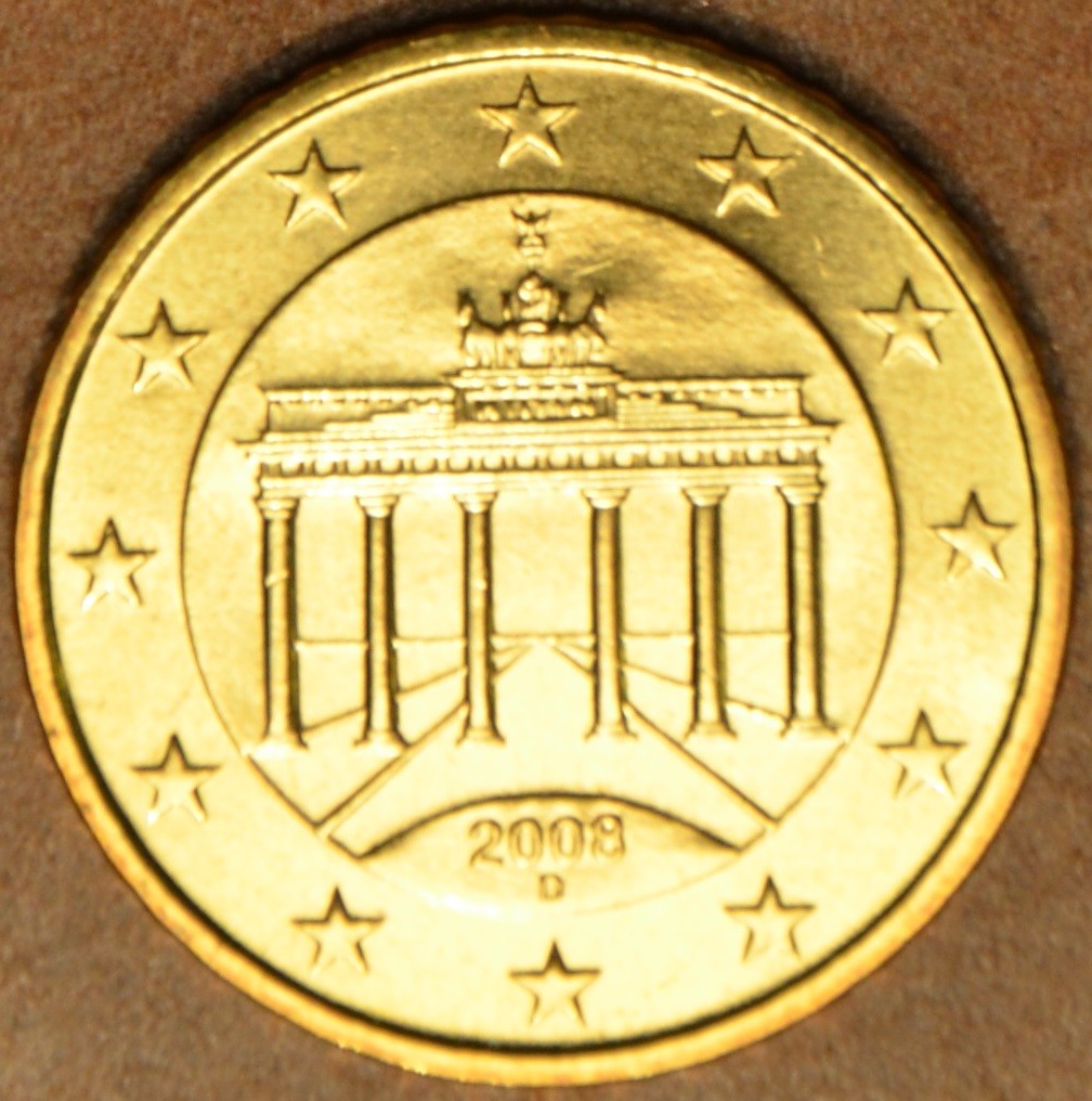50 cent Nemecko "D" 2008 (UNC)