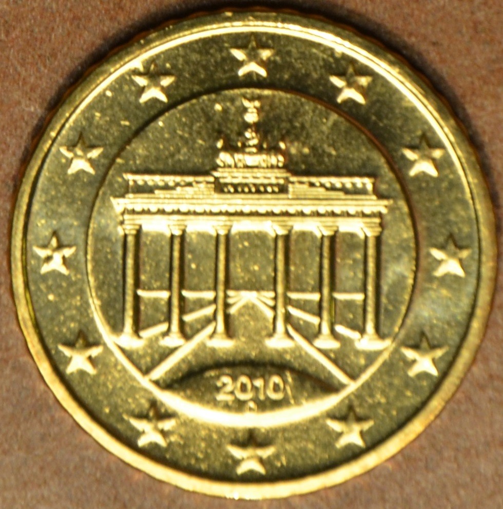 50 cent Nemecko "D" 2010 (UNC)