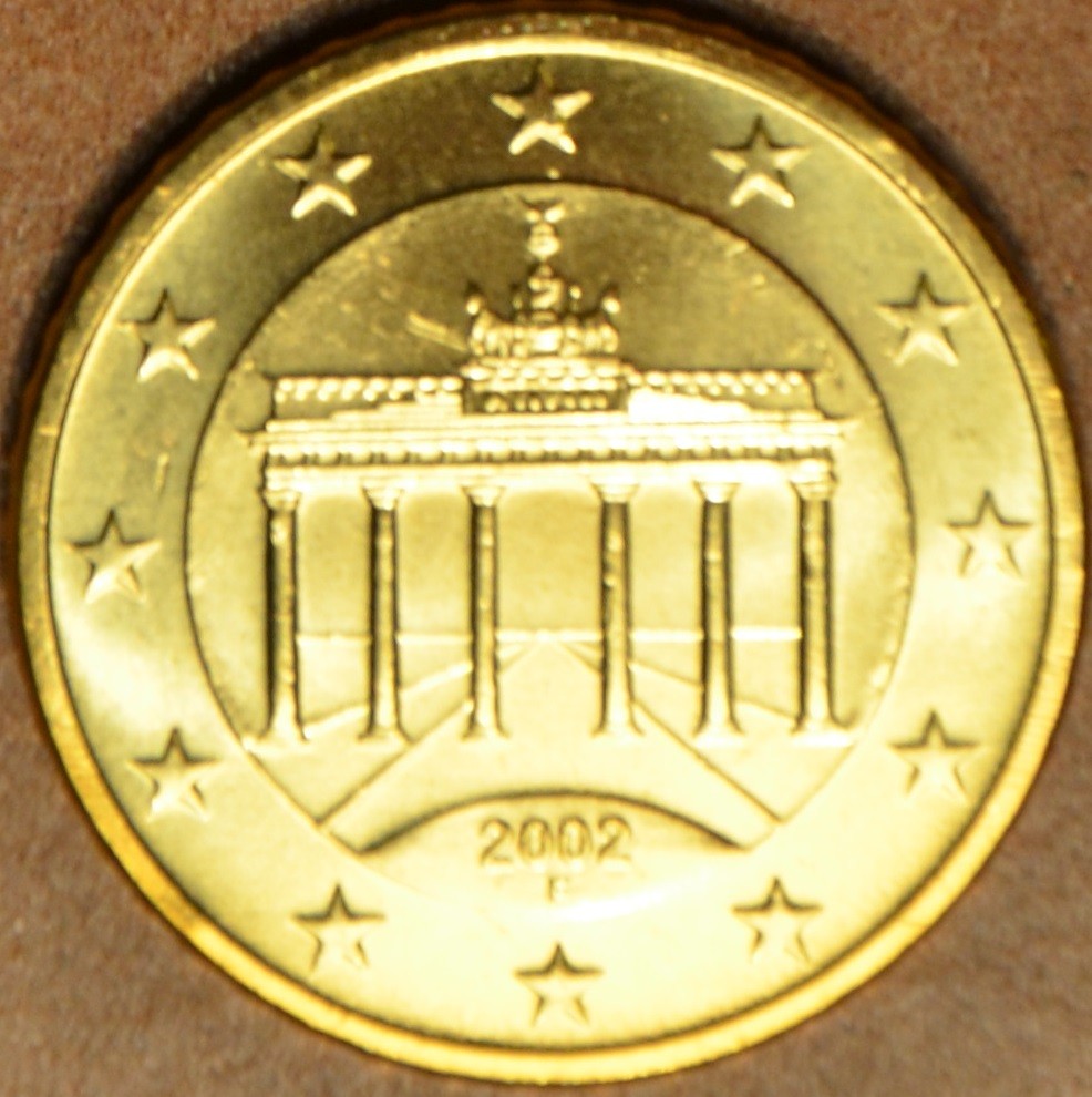 50 cent Nemecko "F" 2002 (UNC)