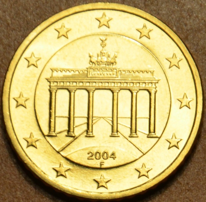 50 cent Nemecko "F" 2004 (UNC)