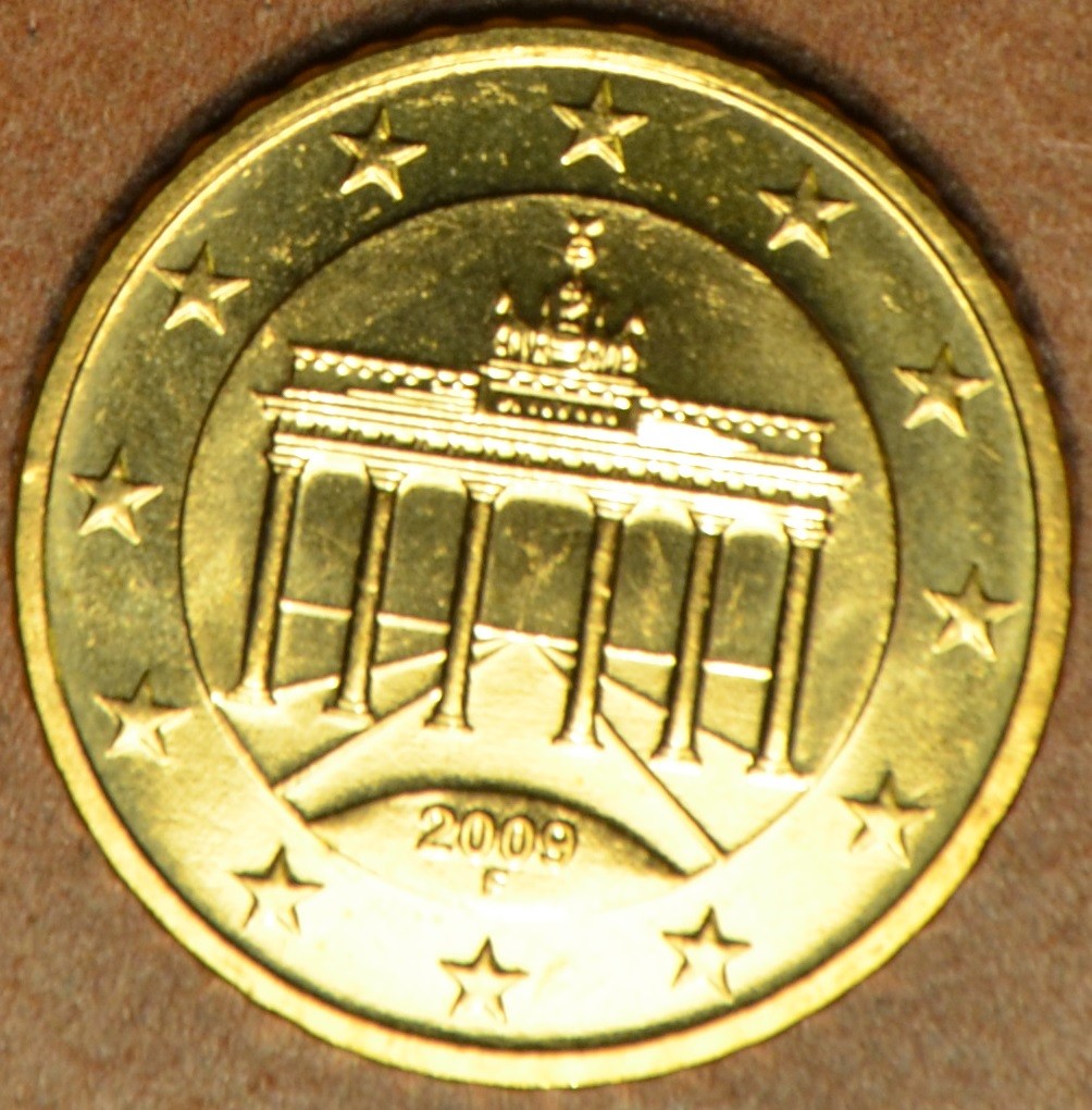 50 cent Nemecko "F" 2009 (UNC)