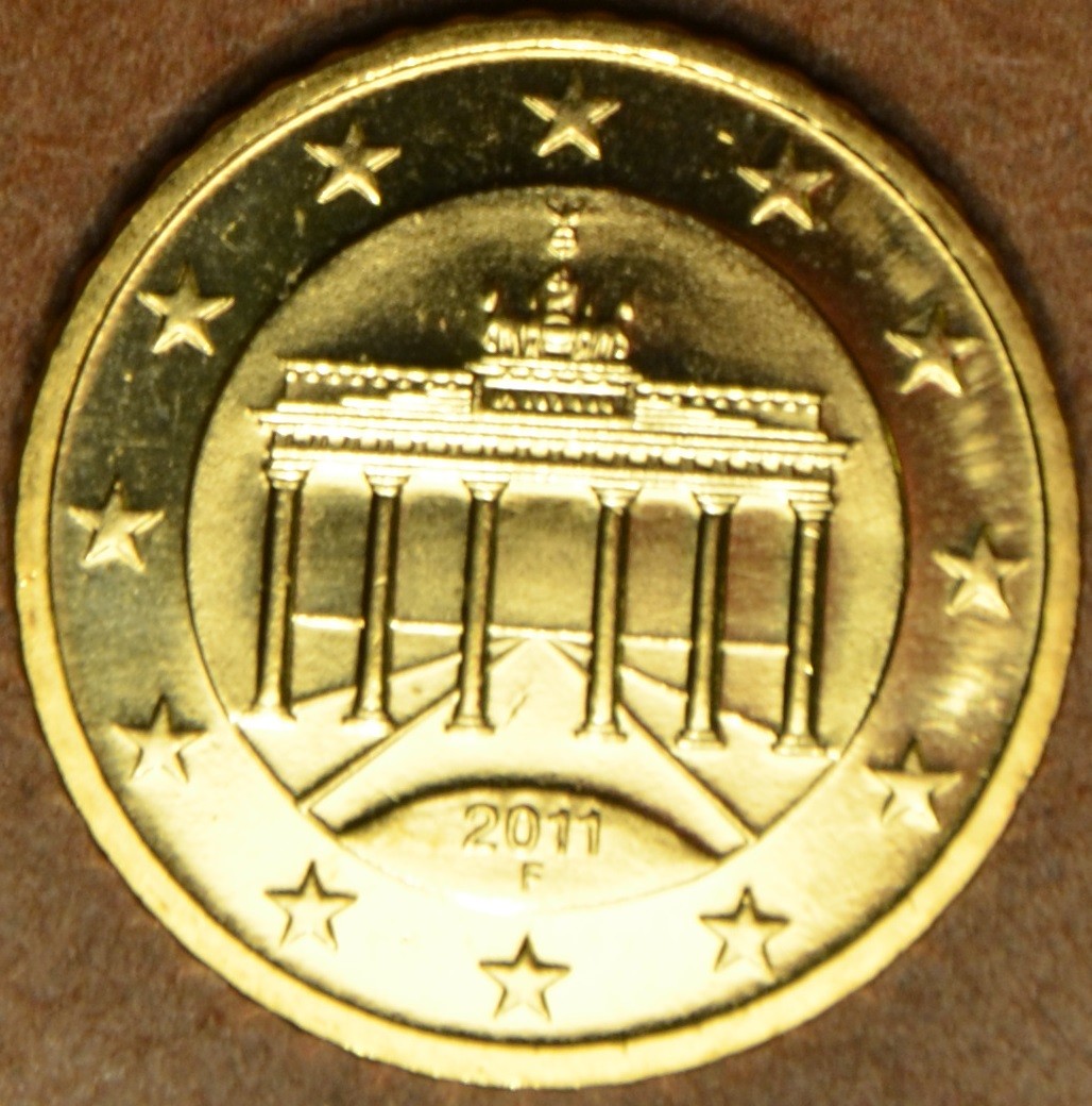 50 cent Nemecko "F" 2011 (UNC)