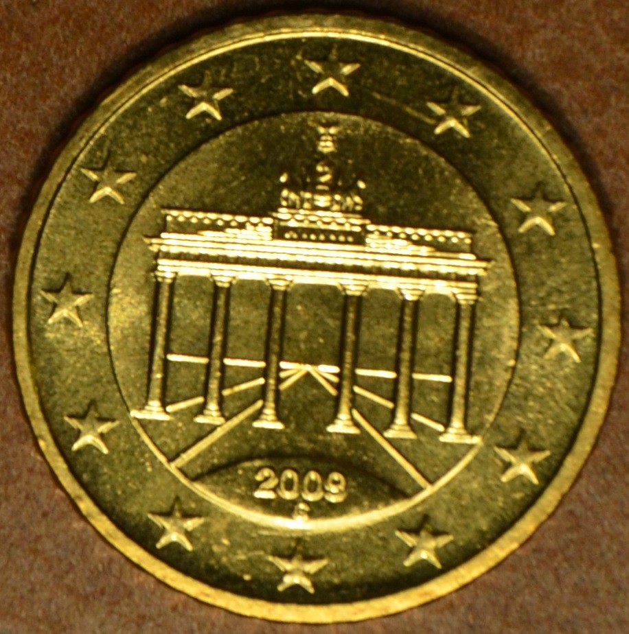 50 cent Nemecko "G" 2009 (UNC)