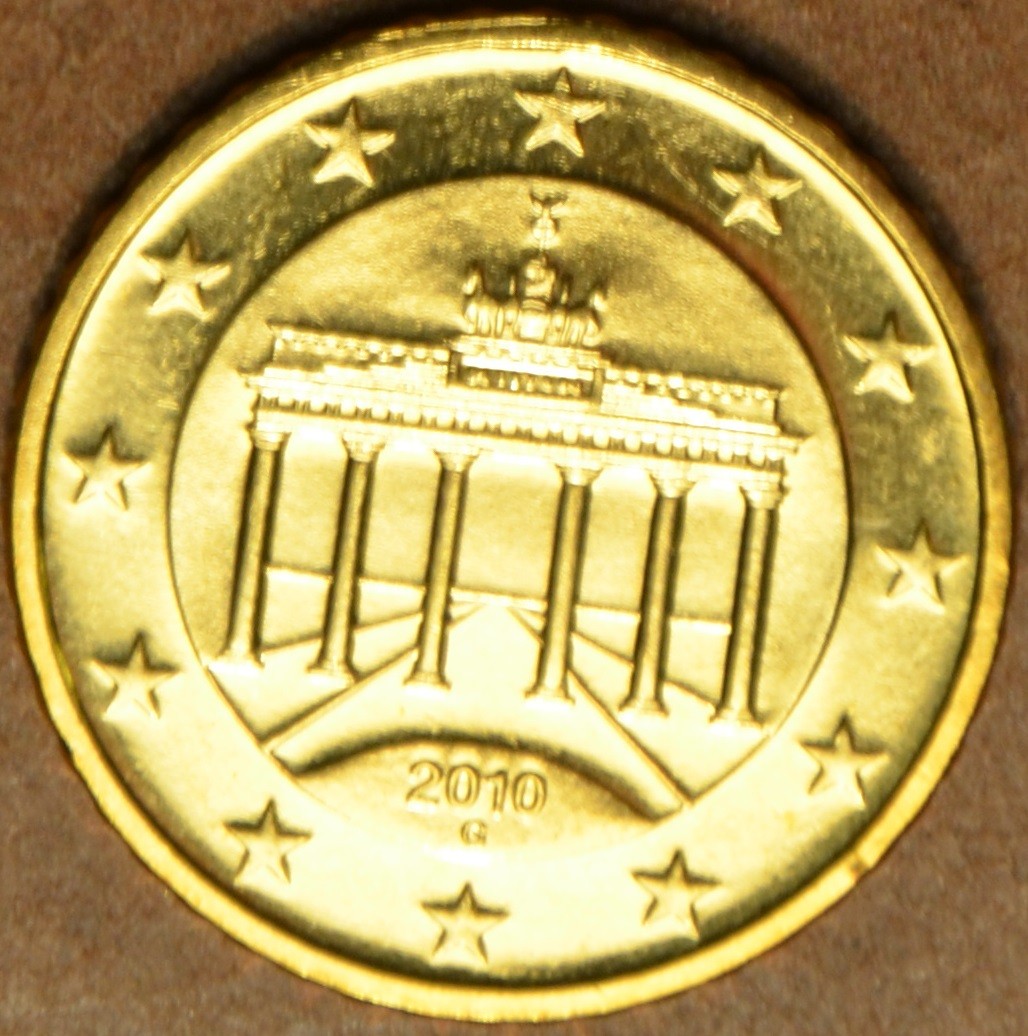 50 cent Nemecko "G" 2010 (UNC)