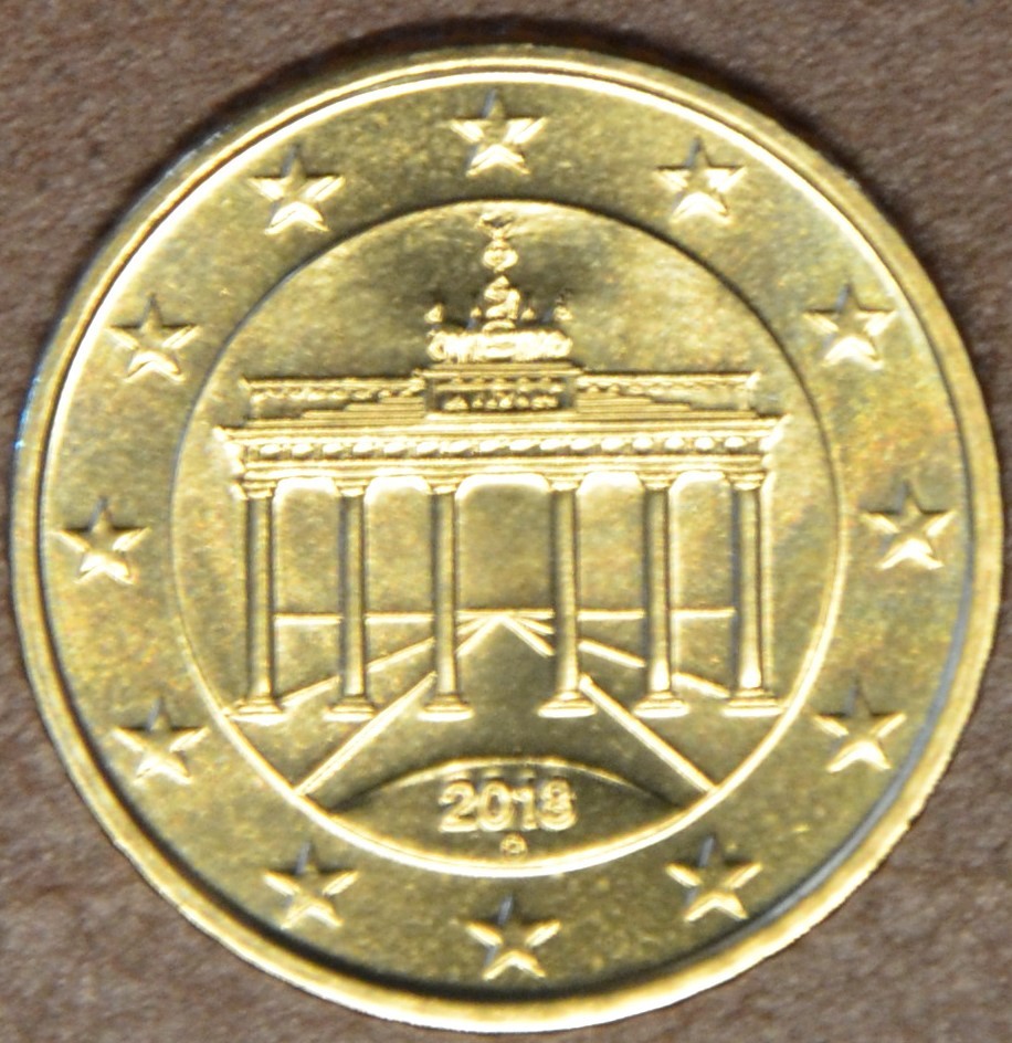 50 cent Nemecko "G" 2018 (UNC)
