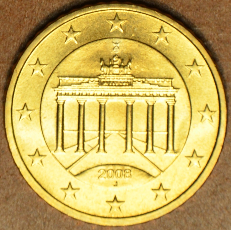 50 cent Nemecko "J" 2008 (UNC)
