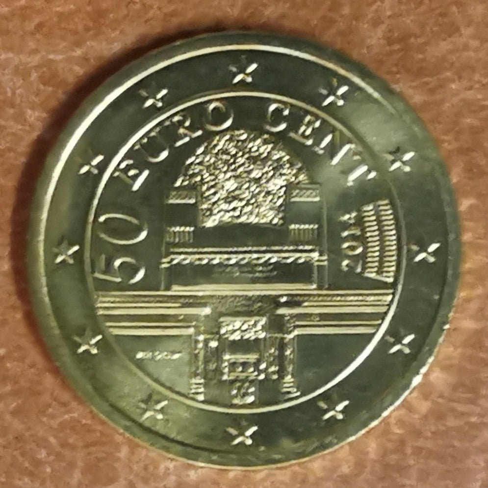 50 cent Rakúsko 2014 (UNC)