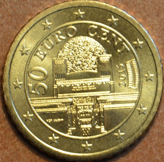 50 cent Rakúsko 2015 (UNC)