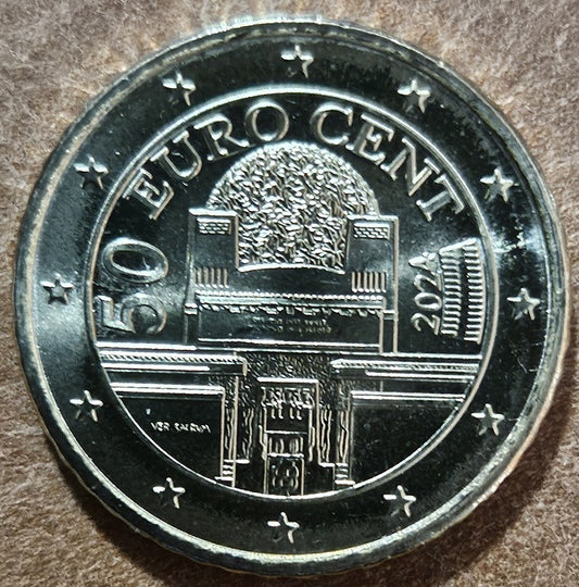 50 cent Rakúsko 2024 (UNC)
