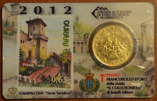 50 cent San Marino 2012 + známka I. (BU)
