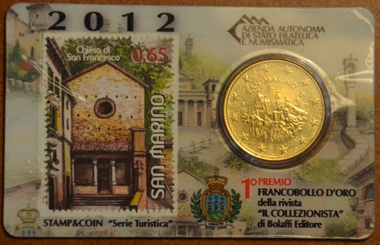 50 cent San Marino 2012 + známka II. (BU)