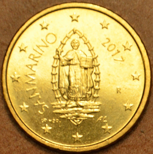 50 cent San Marino 2017 - Nový design  (UNC)