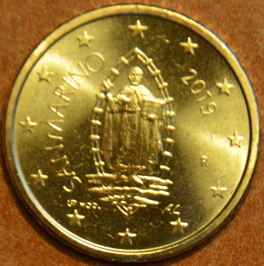 50 cent San Marino 2019 - Nový design  (UNC)