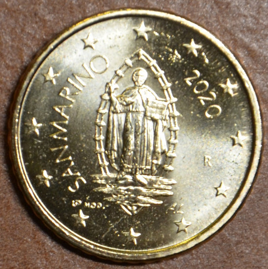 50 cent San Marino 2020 - Nový design  (UNC)