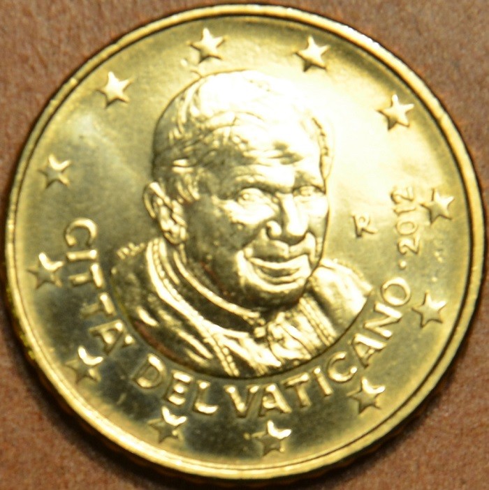 50 cent Vatikán 2012 (UNC)