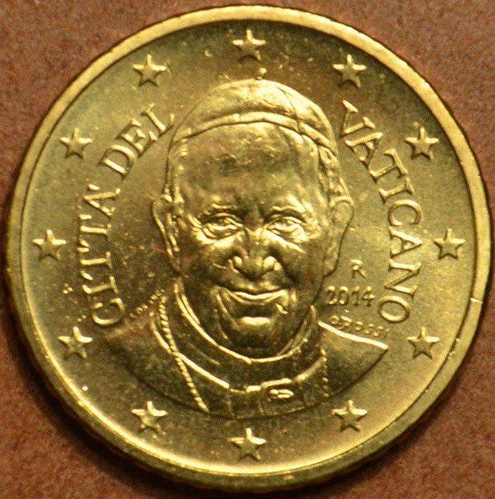 50 cent Vatikán 2014 (UNC)