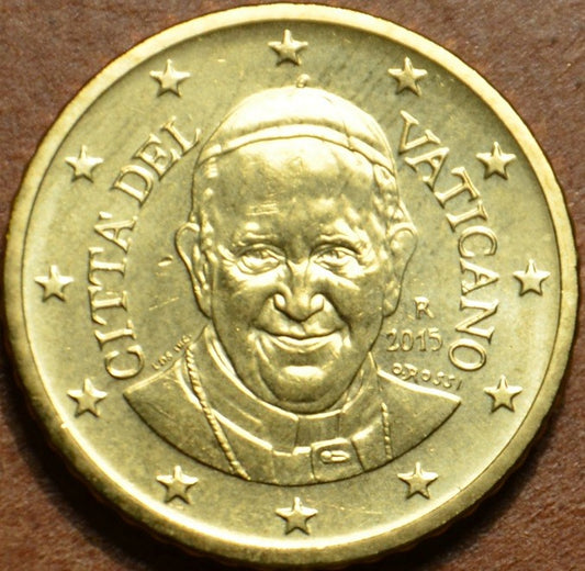 50 cent Vatikán 2015 (UNC)