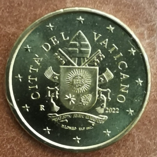 50 cent Vatikán 2022 (UNC)
