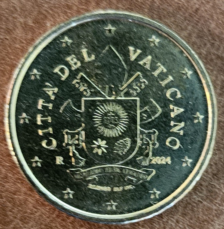 50 cent Vatikán 2024 (UNC)