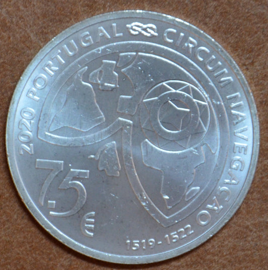 7,5 Euro Portugalsko 2020 - Circum Navegacao (UNC)