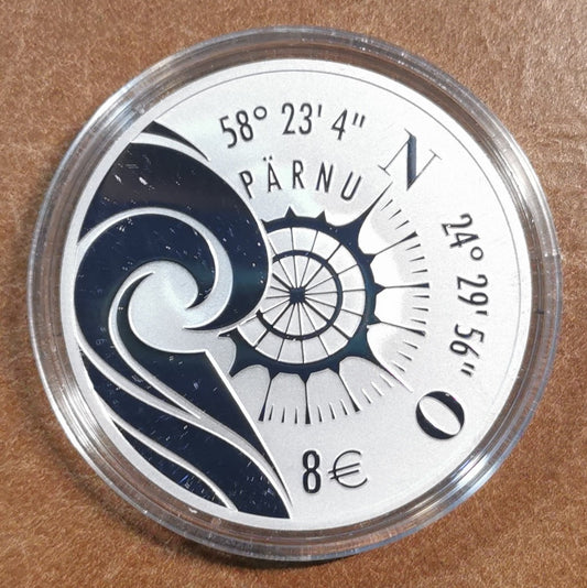8 Euro Estónsko 2021 - Hanseatic Pärnu (Proof)
