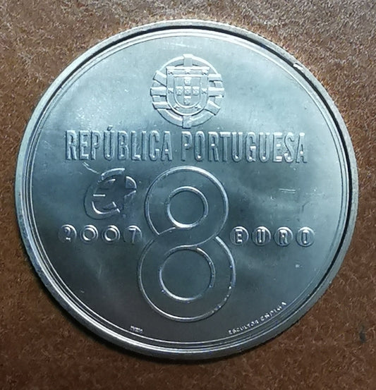 8 Euro Portugalsko 2007 - Bartolomeu de Gusmao (UNC)