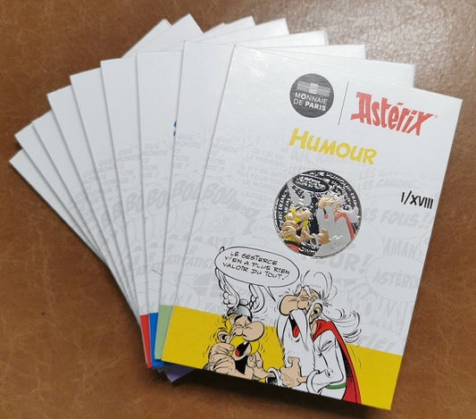 10 Euro Francúzsko 2022 Asterix (9 x BU karta)
