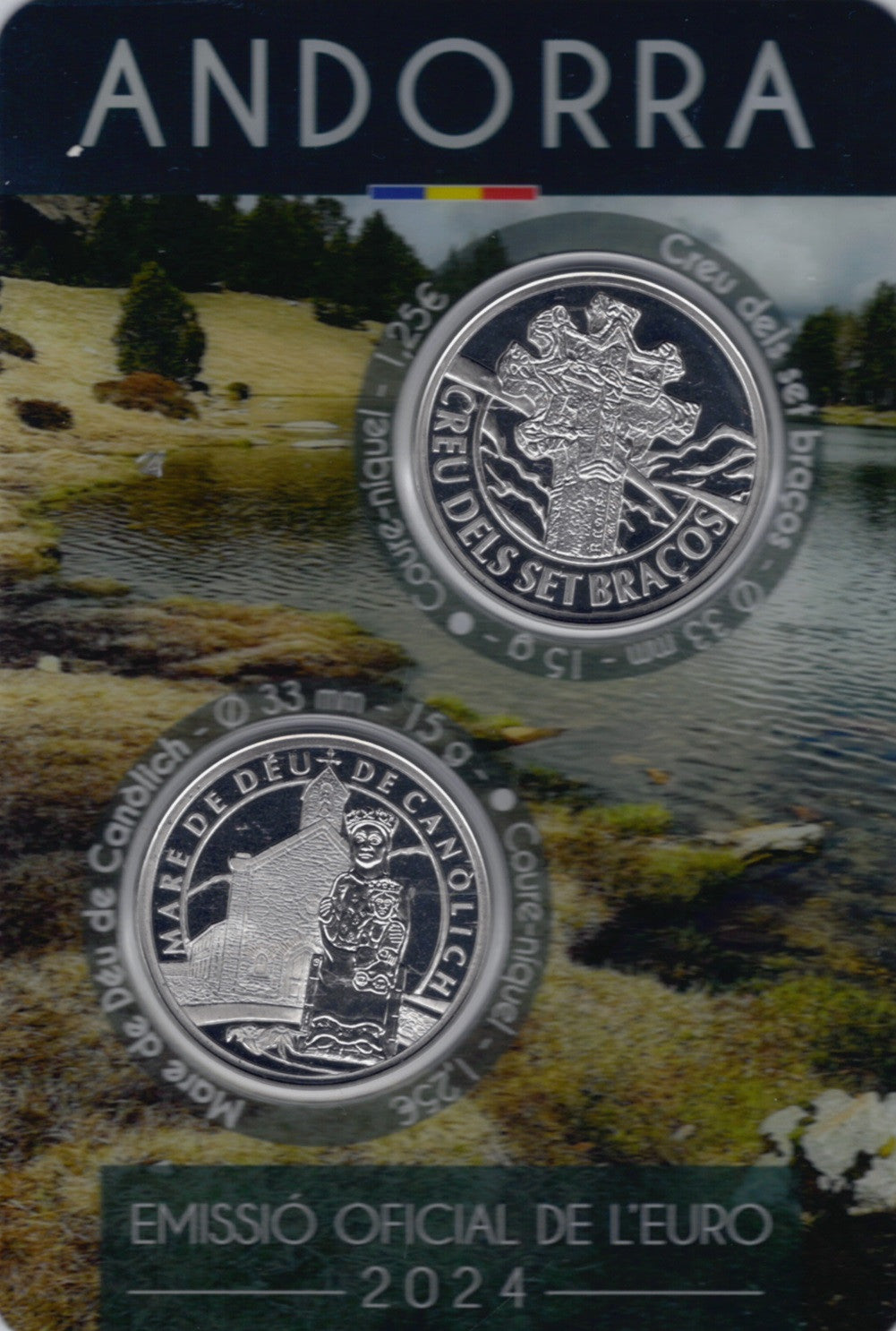 Andorra 2x 1,25 Euro 2024 (BU)