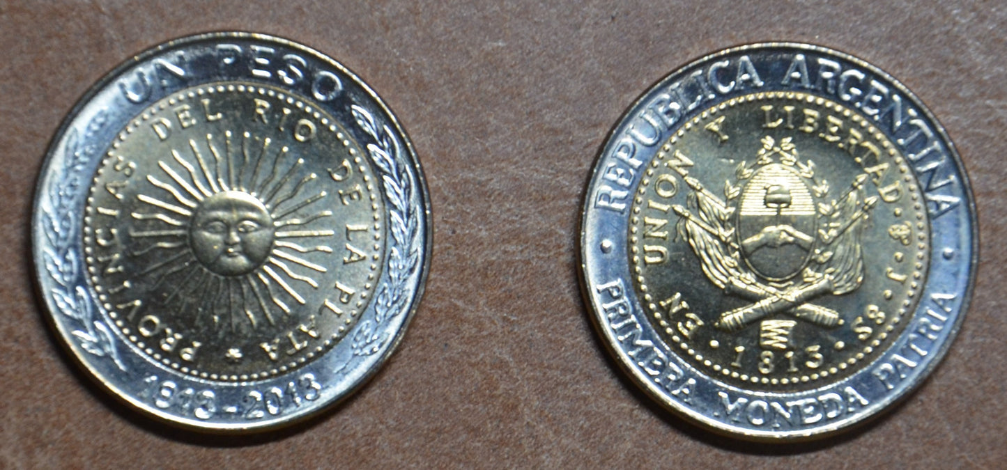 Argentína 1 peso 2013 (UNC)