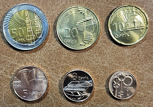 Azerbajdžan 6 mincí 2006 (UNC)
