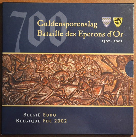 Belgicko 2002 oficiálna sada (BU)