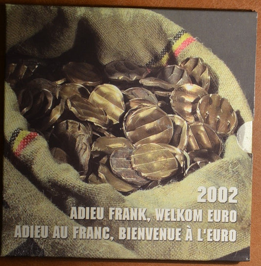 Belgicko 2002 sada + franky (BU)