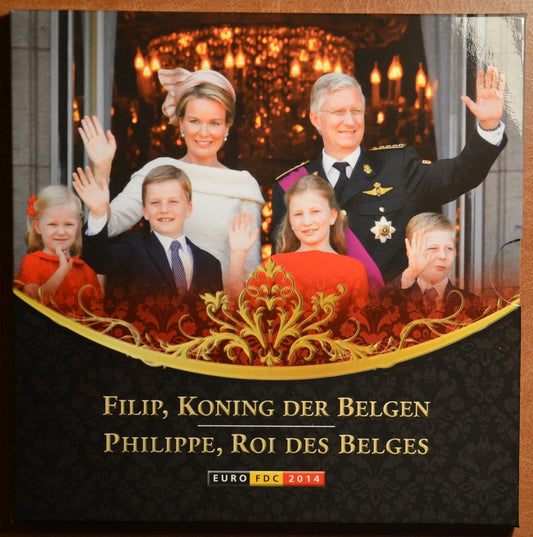 Belgicko 2014 sada + medaila (BU)