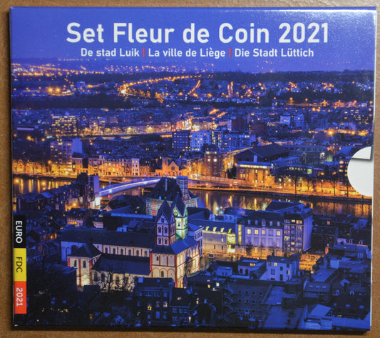 Belgicko 2021 sada 10 mincí Liege (BU)